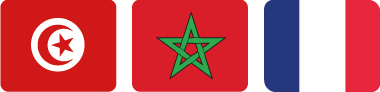 drapeau-Tunisie-Maroc-France